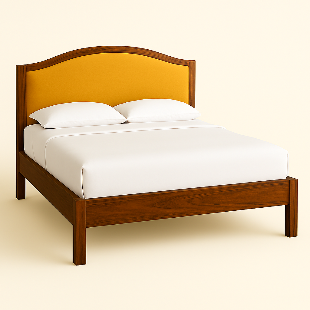 Cadbury Teak Queen Bed