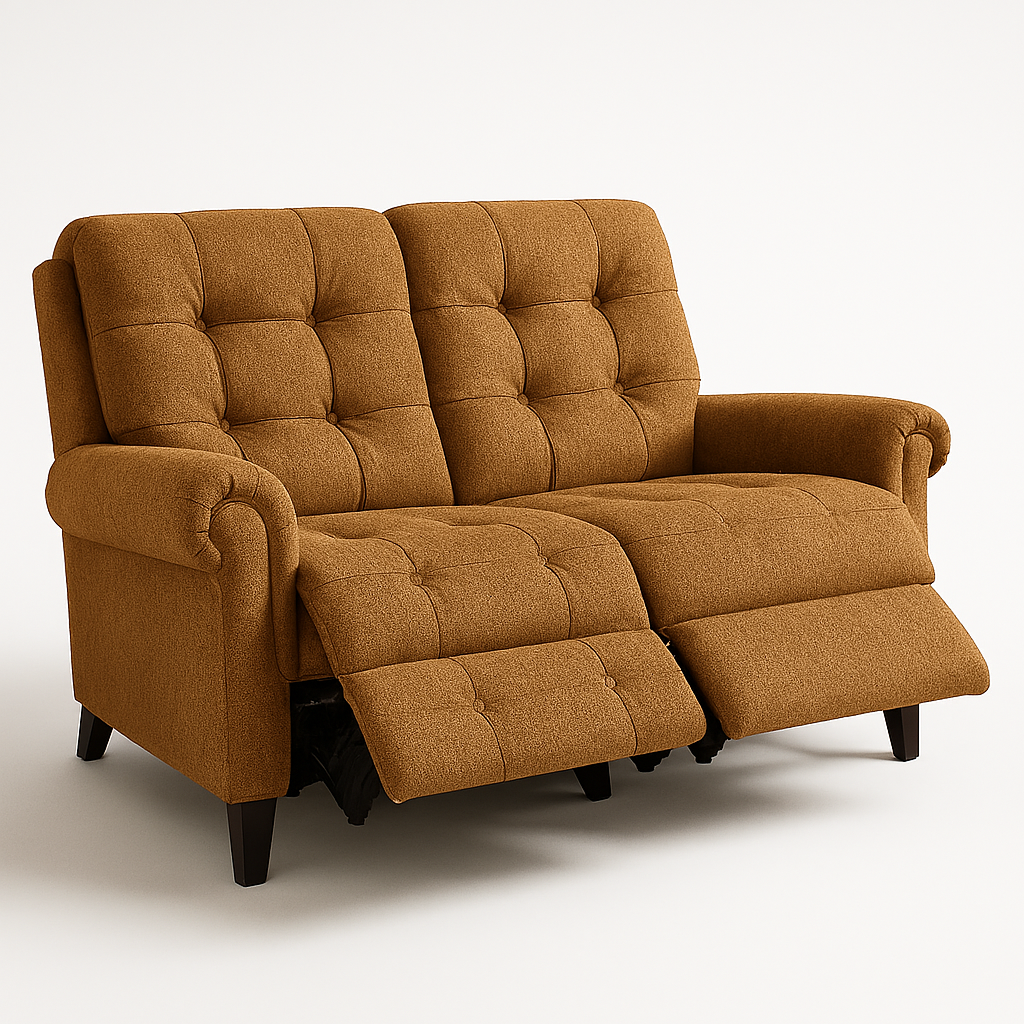 Bentley Fabric Two Seater Recliner