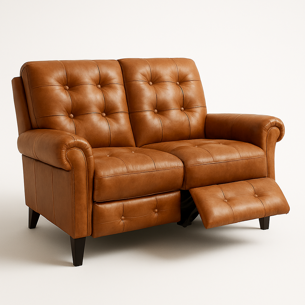 Liam Art Leather 2 Seater Recliner